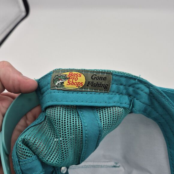 Bass Pro Shop Turquoise Unisex Adjustable Trucker Hat - Picture 5 of 6